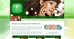 Desktop Screenshot of eva-cosmetics.cz
