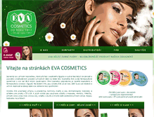 Tablet Screenshot of eva-cosmetics.cz